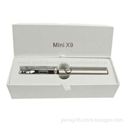 E-cigarette mini X9 start kit with big vapor and hot sales